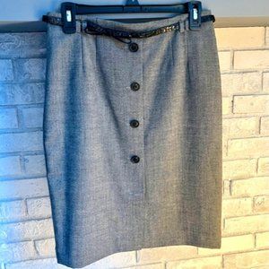Women's Skirt, Size 8, Gray